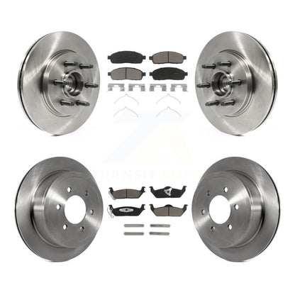 Kit de Rotor de frein à disque avant et arrière et plaquettes en céramique, pour Ford F-150 Lincoln Mark LT RW