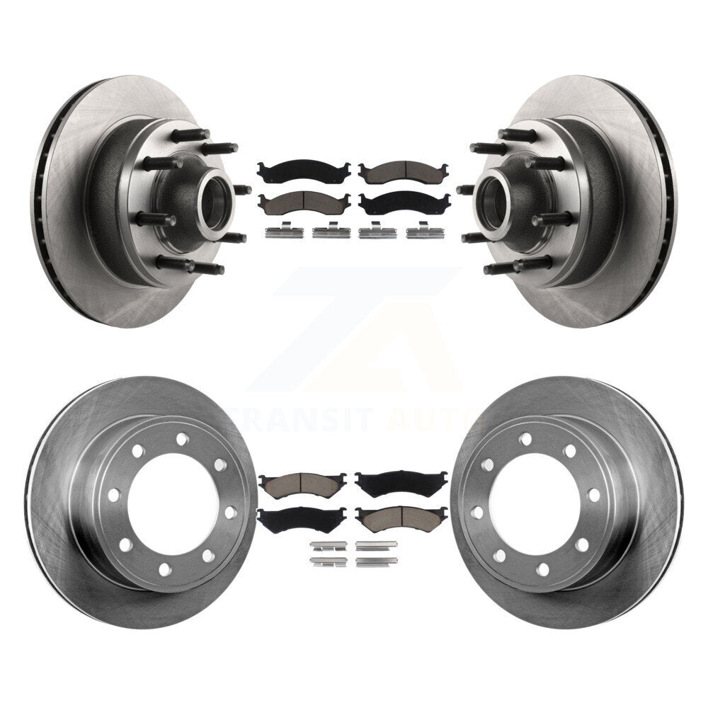 Kit de plaquettes en céramique pour Rotor de frein avant et arrière, pour Ford E-350 Super Duty E-250 Econolin