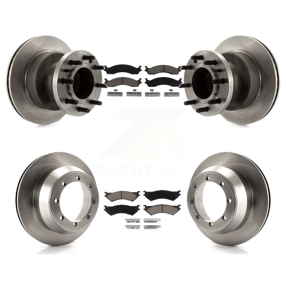 Kit de plaquettes de frein en céramique, Rotors avant et arrière, pour Ford E-350 Super Duty Econoline Clu