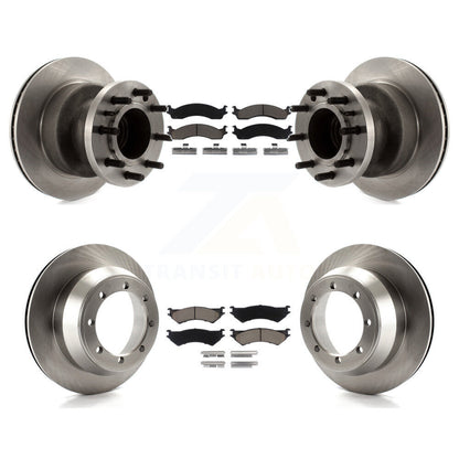 Kit de plaquettes de frein en céramique, Rotors avant et arrière, pour Ford E-350 Super Duty Econoline Clu