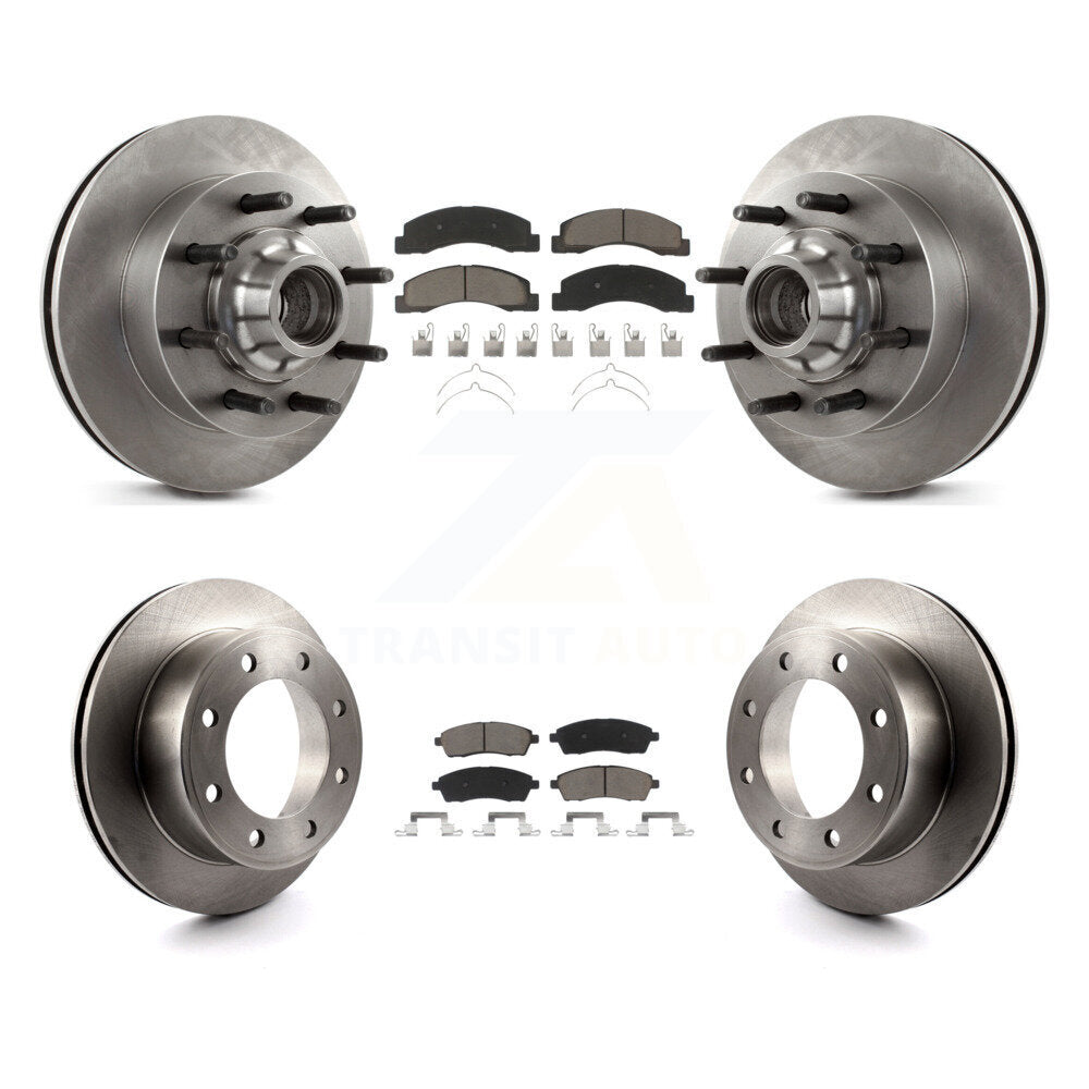 Kit de plaquettes en céramique pour Rotor de frein avant et arrière, pour Ford F-350 Super Duty F-250 excursio