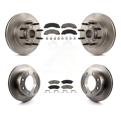 Kit de rotors de frein à disque avant et arrière et plaquettes en céramique pour Ford Excursion RWD 2005