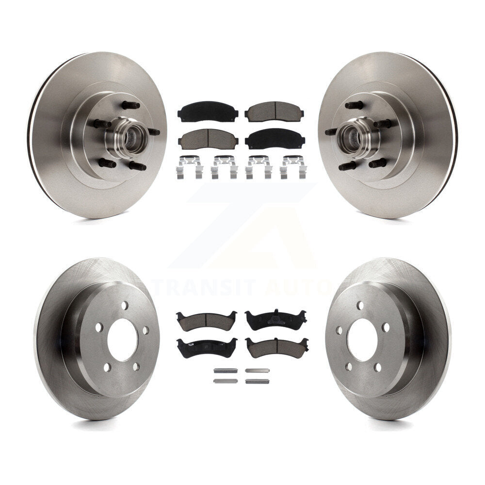 Kit de rotor de frein à disque avant et arrière et plaquettes en céramique pour Ford Explorer Sport RW 2001