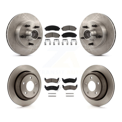 Kit de rotors de frein à disque avant et arrière et plaquettes en céramique pour Mazda B2300 K8C-102655