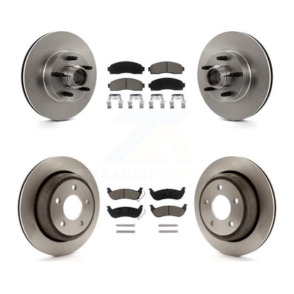 Kit de rotors de frein à disque avant et arrière et plaquettes en céramique pour Mazda B2300 K8C-102656