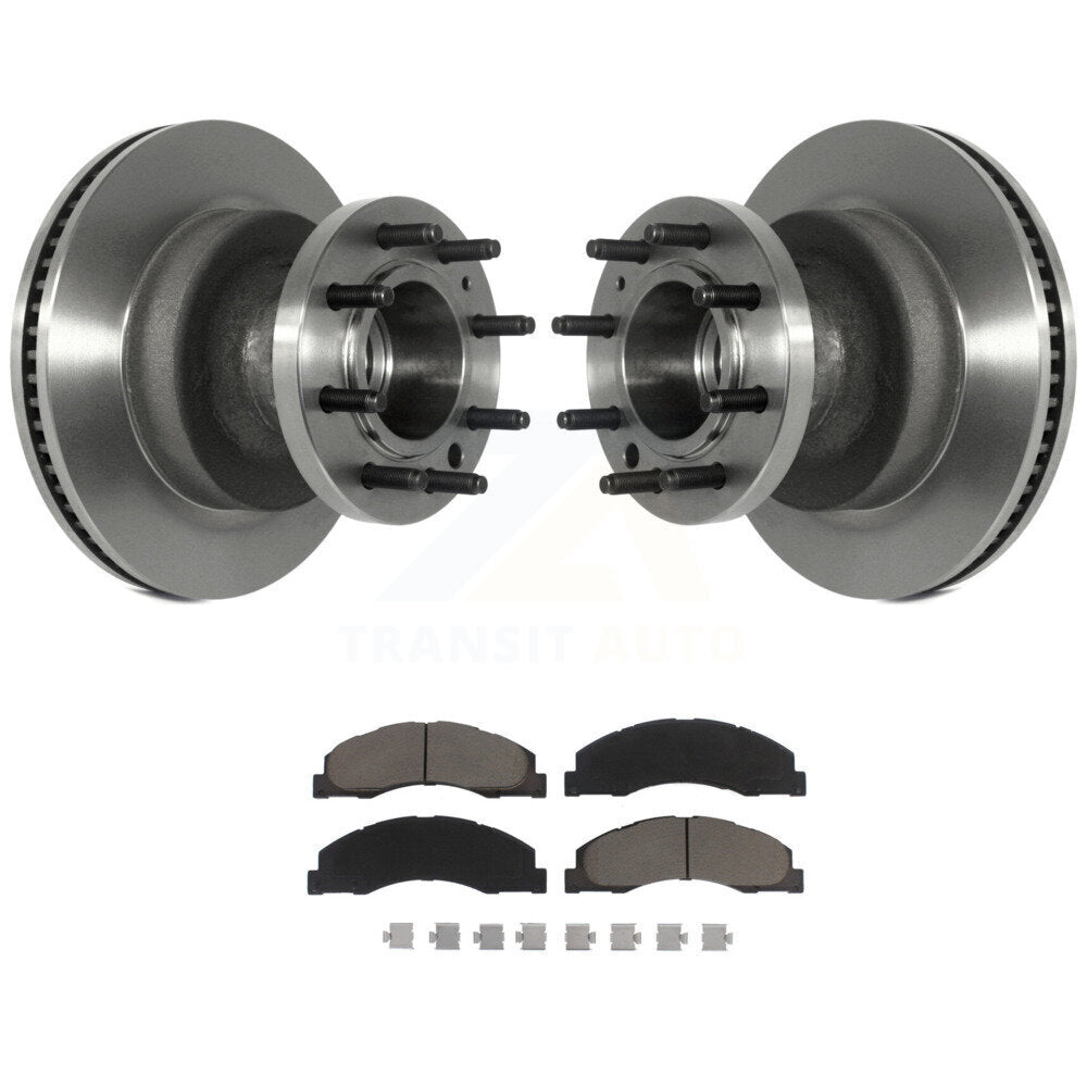 Kit de plaquettes en céramique pour Rotor de frein à disque avant, pour Ford E-350 Super Duty E-450 Econolin