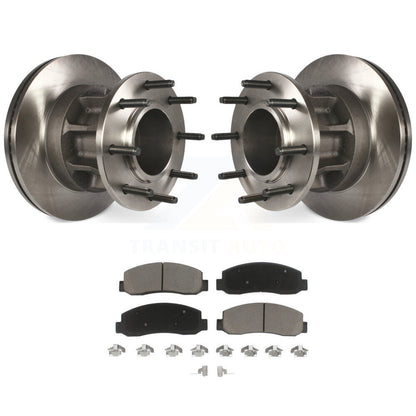 Kit de rotor de frein à disque avant et de plaquettes en céramique pour Ford F-350 Super Duty RW 2008 – 2010
