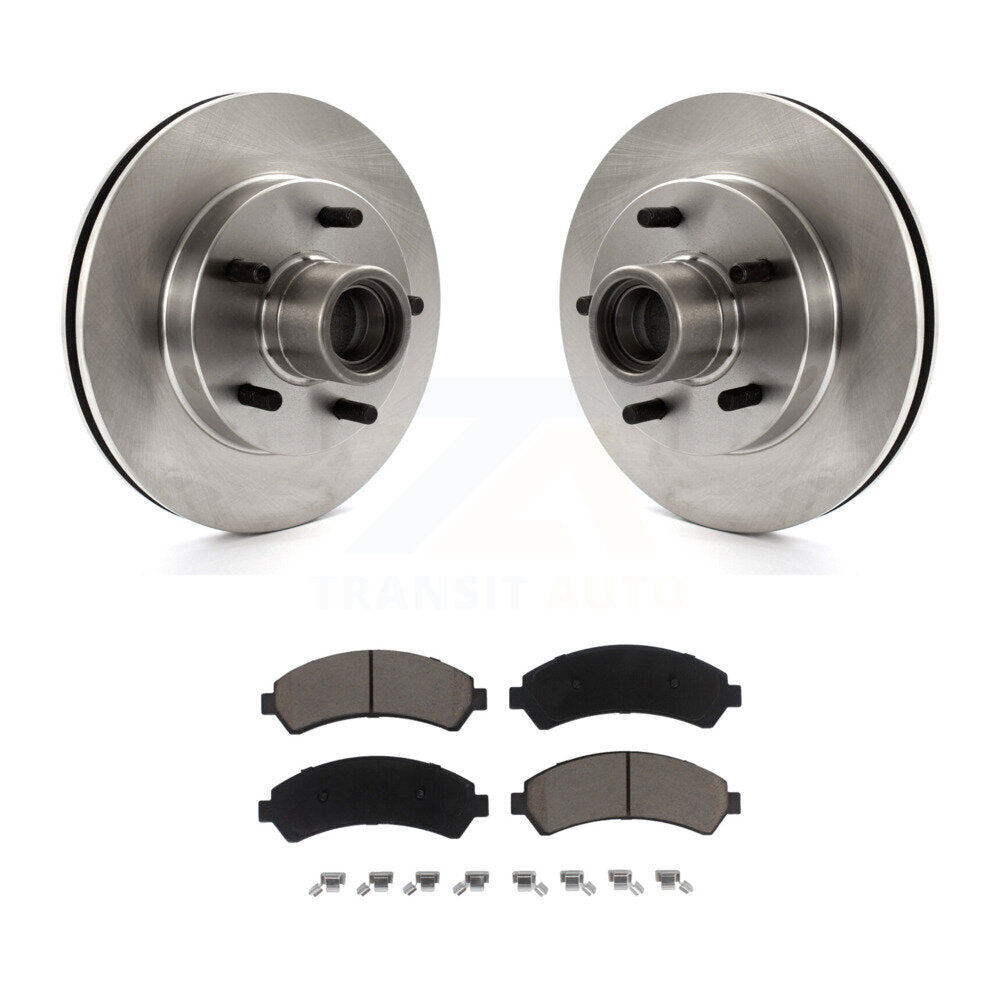 Kit de rotors de frein à disque avant et plaquettes en céramique pour Chevrolet Blazer RWD 2000