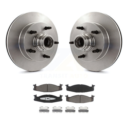 Kit de moyeu de rotors de frein à disque avant et de plaquettes en céramique pour Ford F-150 E-150 Econoline