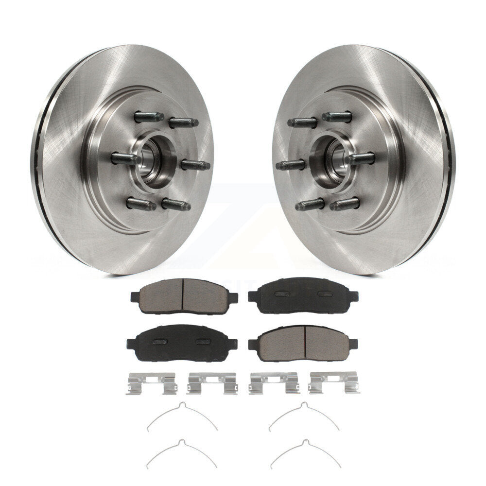 Kit de moyeu de rotors de frein à disque avant et de plaquettes en céramique, pour Ford F-150 Lincoln Mark LT RW