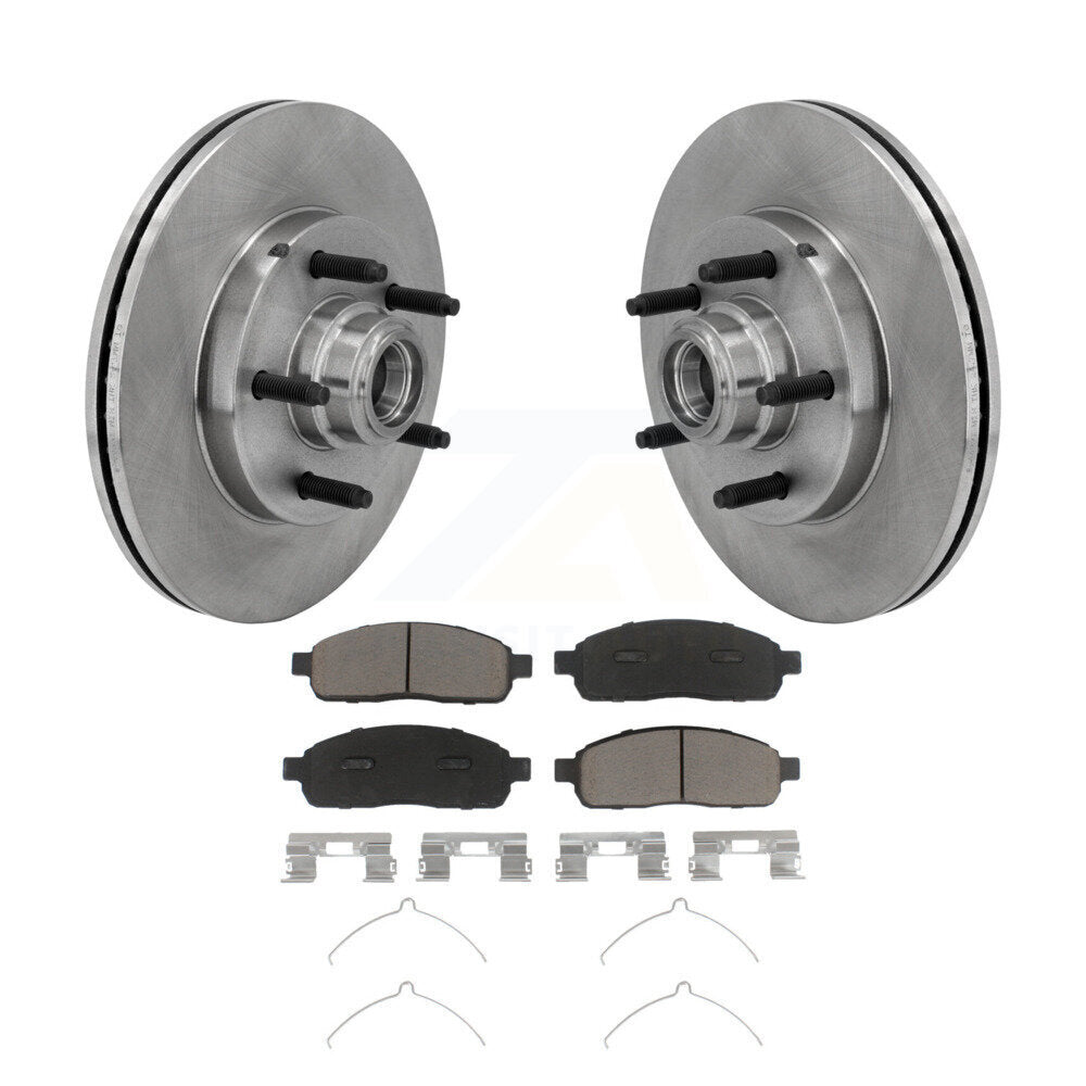 Kit de plaquettes en céramique pour Rotor de frein à disque avant, pour Ford F-150 RWD 2004, avec roue à 5 écrous