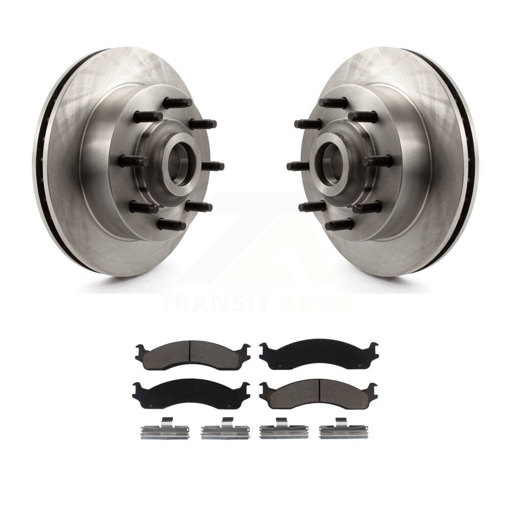 Rotor de frein à disque avant et Kit de plaquettes en céramique, pour Dodge Ram 2500 3500 Van B3500 B250