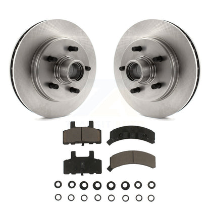Kit de moyeu de rotors de frein à disque avant et de plaquettes en céramique pour Chevrolet GMC Suburba C1500