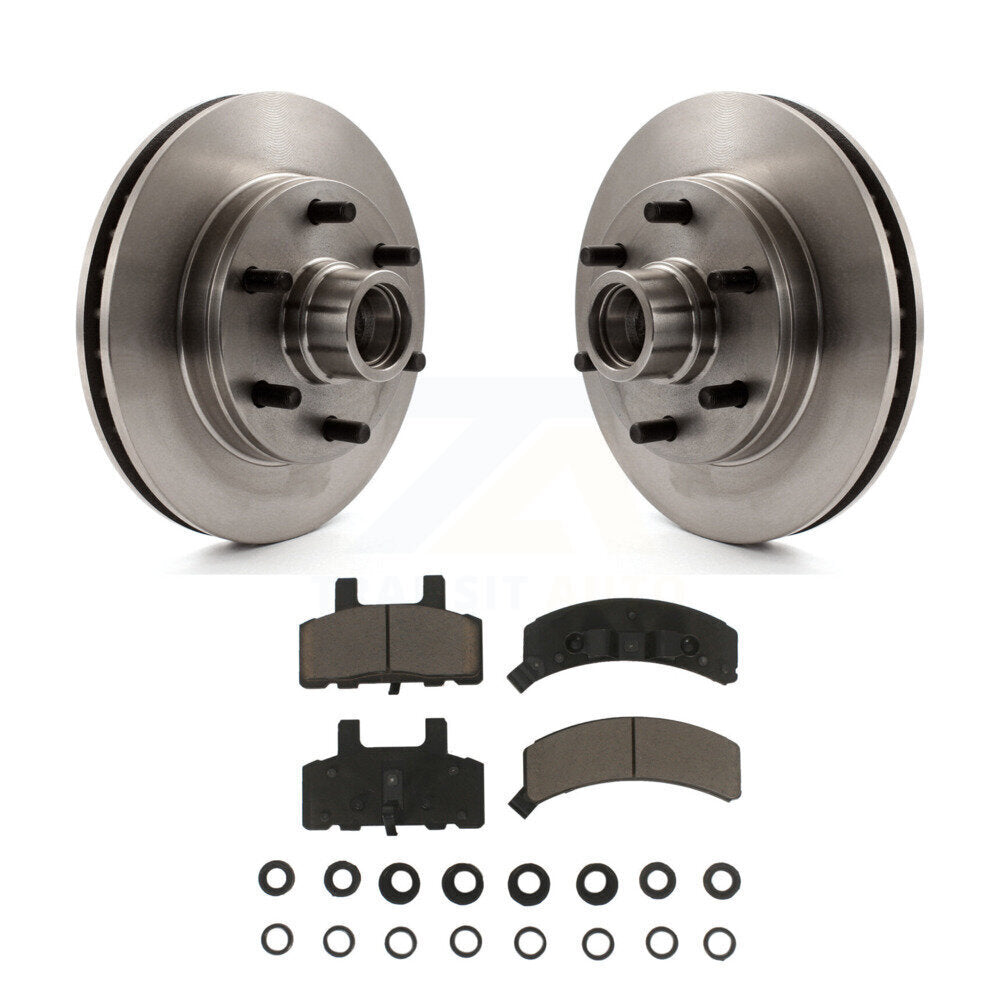 Rotors de frein avant et Kit de plaquettes en céramique pour C2500 Chevrolet GMC Express 2500 Savan