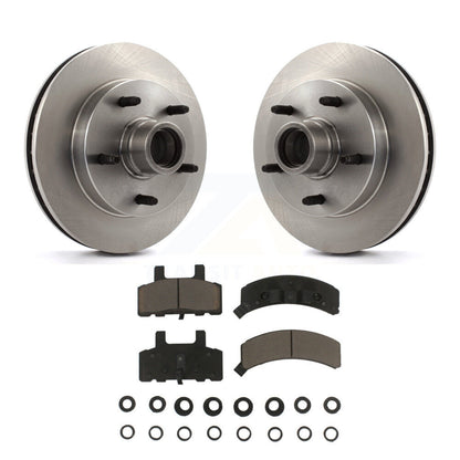 Kit de moyeu de rotors de frein à disque avant et de plaquettes en céramique pour Dodge Ram 1994 RW 1500 1999