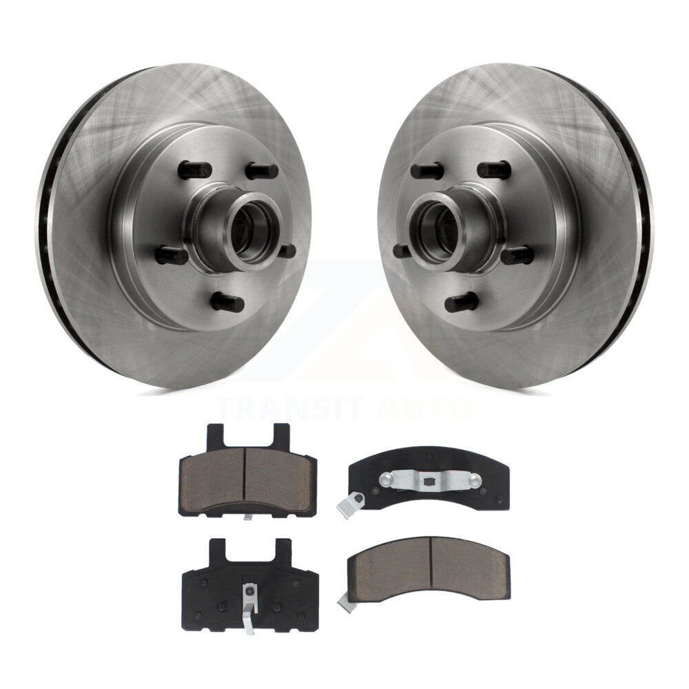 Kit de moyeu de rotors de frein à disque avant et de plaquettes en céramique pour Chevrolet Tahoe C1500 banlieue
