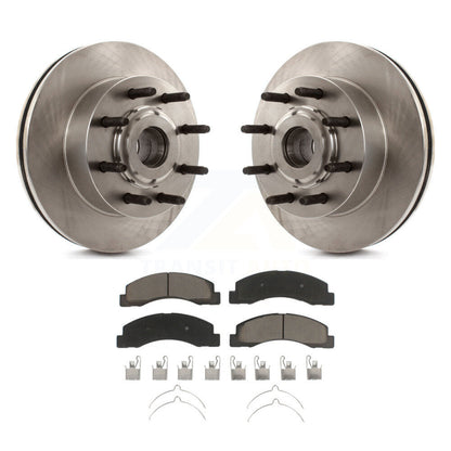 Kit de plaquettes en céramique pour assemblage de moyeu de rotors de frein à disque avant, pour Ford Excursion RW 2005