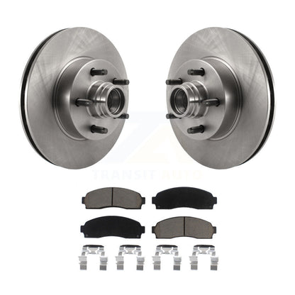 Kit de moyeu de rotors de frein à disque avant et de plaquettes en céramique pour Ford Ranger RWD 2010-2011