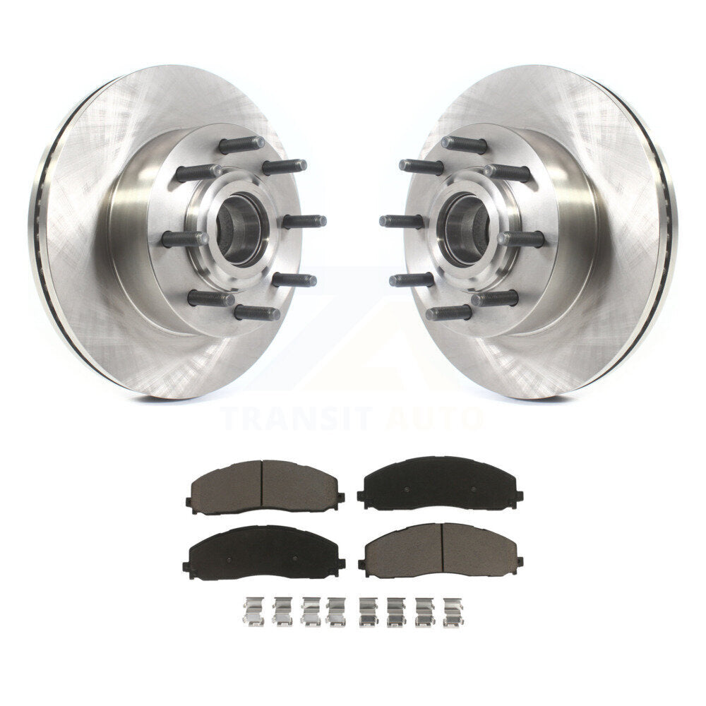 Kit de rotors de frein à disque avant et plaquettes en céramique, pour Ford F-350 Super Duty F-25