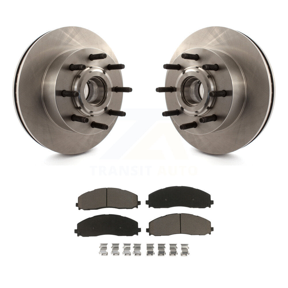 Kit de plaquettes de frein en céramique, Rotors de frein à disque avant, pour Ford F-350 Super Duty F-25 2013