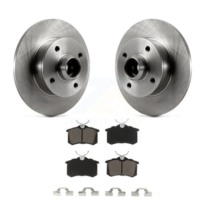Kit d'assemblage de moyeu de rotors de frein à disque arrière et de plaquettes en céramique pour Volkswagen Cabrio