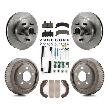 Rotors de frein à disque avant et arrière, plaquettes en céramique et Kit de tambour (7 pièces) pour GMC Yukon