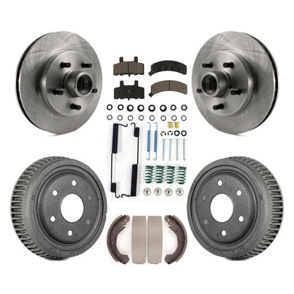 Kit de tampons et de tambour en céramique, moyeu de Rotor de frein à disque avant et arrière (7 pièces) pour GMC Yukon RW