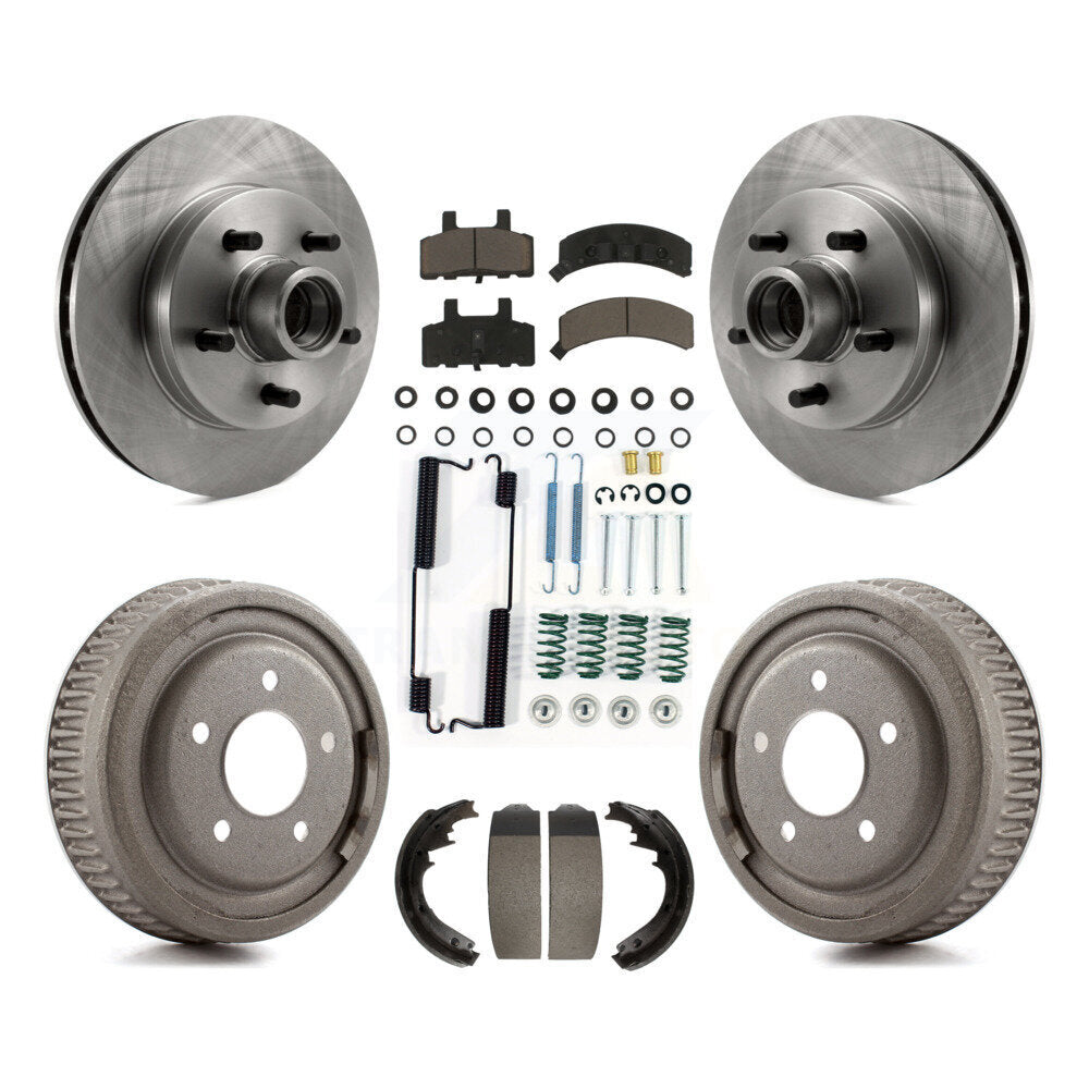 Kit de plaquettes et de tambour en céramique pour Rotor de frein avant et arrière (7 pièces) pour Chevrolet C1500 banlieue