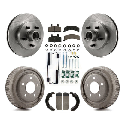Kit de plaquettes et de tambour en céramique pour Rotor de frein avant et arrière (7 pièces) pour Chevrolet C1500 banlieue