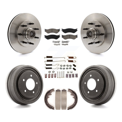 Kit de tampons et tambours en céramique pour Rotor de frein à disque avant et arrière (7 pièces) pour Ford F-150 RW 1999