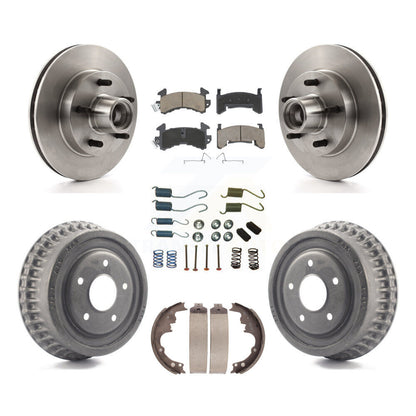 Kit de plaquettes et de tambour en céramique pour Rotor de frein avant et arrière (7 pièces) pour Chevrolet Camaro Pontia