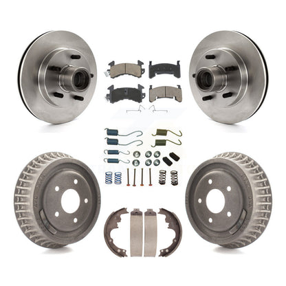 Kit de plaquettes et de tambour en céramique pour Rotor de frein avant et arrière (7 pièces) pour Chevrolet S10 GMC Sonom