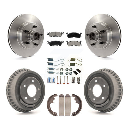 Front Rear Brake Rotor Ceramic Pad Drum Kit (7Pc) For Chevrolet Astro GMC Safar