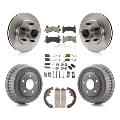 Kit de plaquettes et de tambour en céramique pour Rotor de frein avant et arrière (7 pièces) pour GMC Sonoma Chevrolet S1