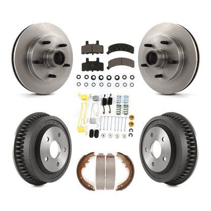 Kit de plaquettes et de tambour en céramique pour rotor de frein avant et arrière (7 pièces) pour Dodge Ram 1500 RW 94-99