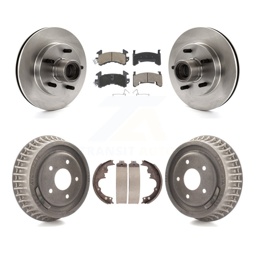 Kit de tambour de tampon en céramique de Rotors de frein avant et arrière pour Chevrolet S10 GMC Sonoma Blaze