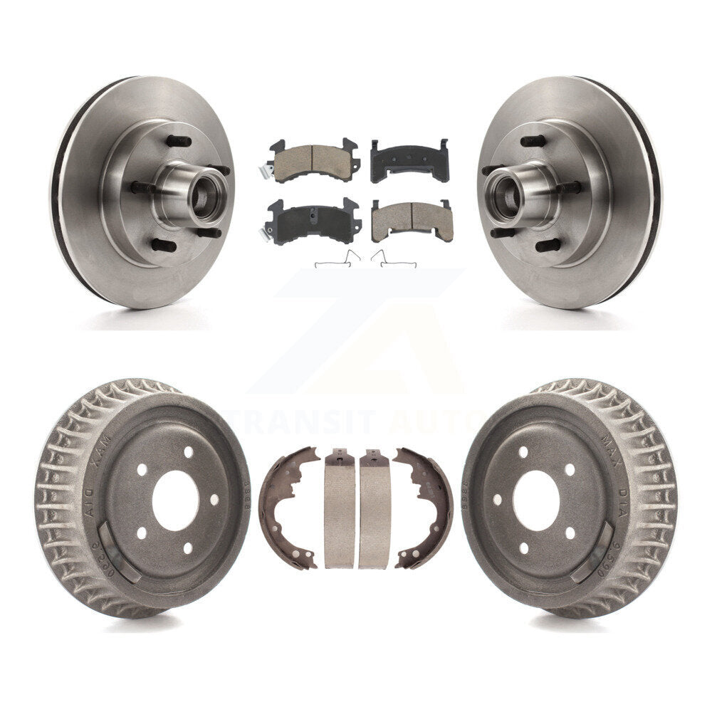 Kit de plaquettes et de tambour en céramique, Rotor de frein avant et arrière, pour Chevrolet S10 GMC Sonoma Jimm