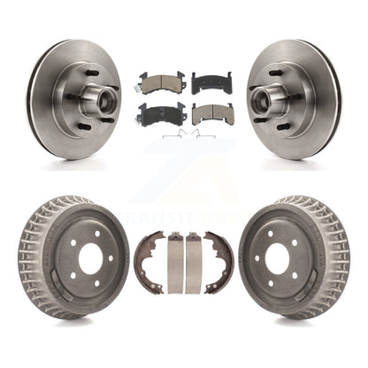 Kit de plaquettes et de tambour en céramique, Rotor de frein avant et arrière, pour Chevrolet S10 GMC Sonoma Jimm