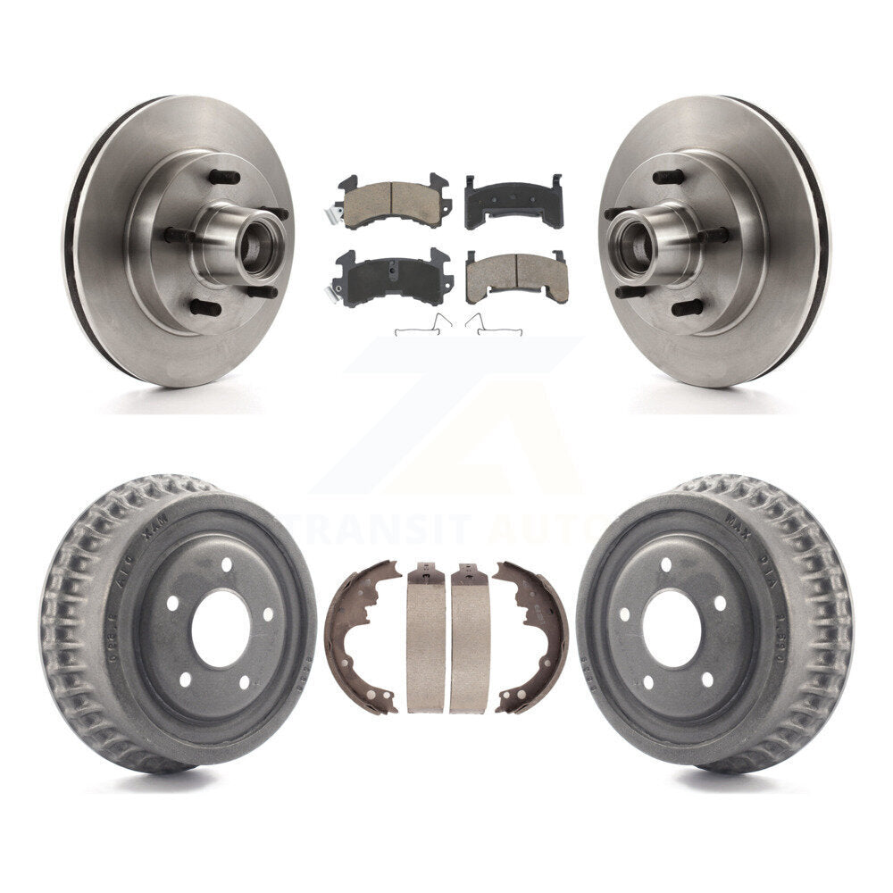 Kit de plaquettes et de tambour en céramique, Rotor de frein avant et arrière, pour Chevrolet Camaro Pontiac Mont