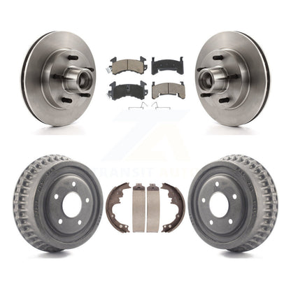 Kit de plaquettes et de tambour en céramique, Rotor de frein avant et arrière, pour Chevrolet Camaro Pontiac Mont