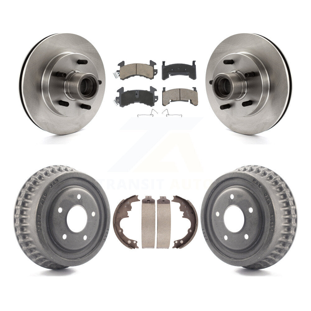 Kit de tambour de tampon en céramique de Rotors de frein avant et arrière pour GMC Sonoma Chevrolet S10 Blaze