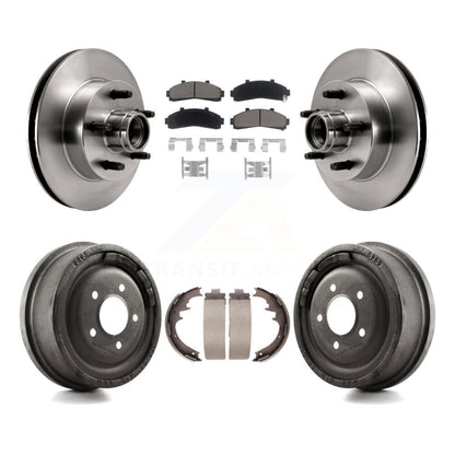 Kit de plaquettes et de tambour en céramique, Rotors de frein avant et arrière, pour Ford Ranger Mazda B4000 B300