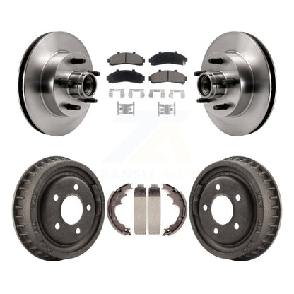Kit de plaquettes et de tambour en céramique, Rotors de frein avant et arrière, pour Ford Ranger Mazda B4000 B300