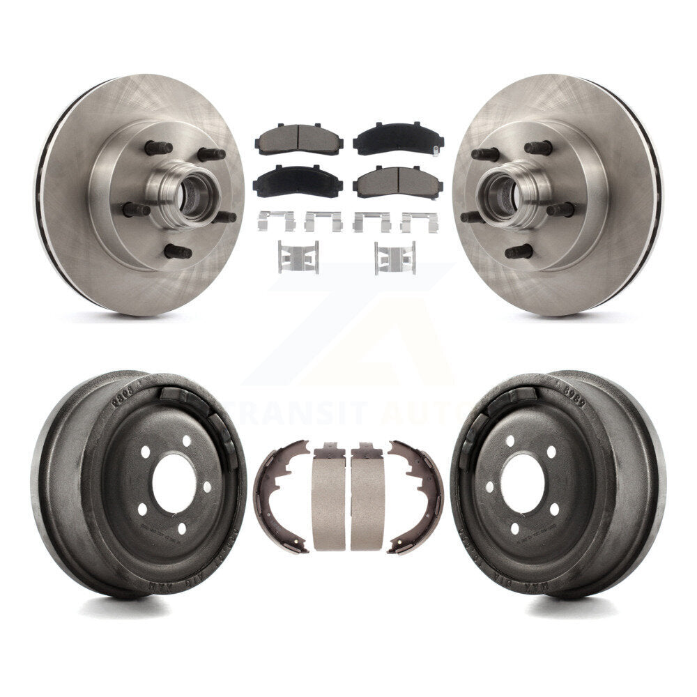 Kit de tambour en céramique pour Rotor de frein avant et arrière, pour Mazda B4000 RWD avec 4 roues AB