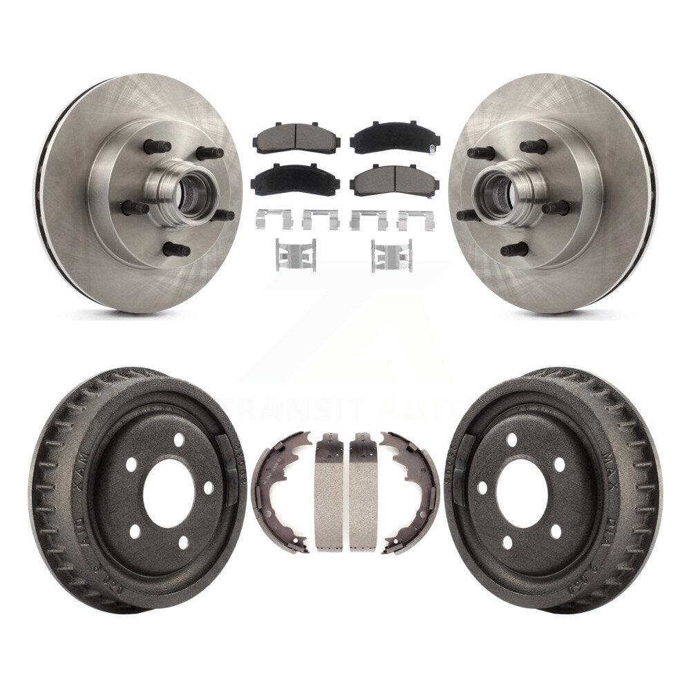 Kit de tambour en céramique pour Rotor de frein avant et arrière, pour Mazda B4000 RWD avec 4 roues AB