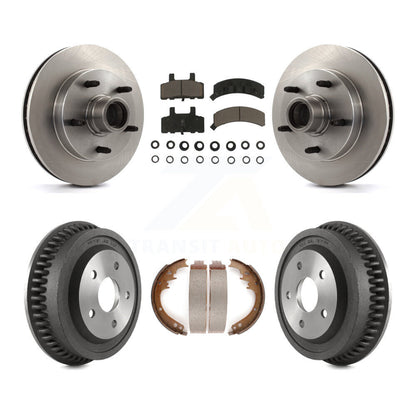 Kit de tambour de tampon en céramique de moyeu de Rotor de frein avant et arrière pour 1994-1999 Dodge Ram 1500 RW