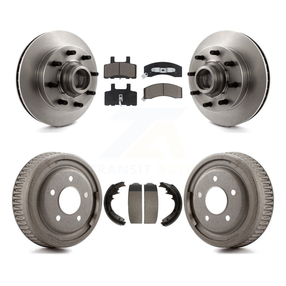Kit de tampons et de tambour en céramique, Rotor de frein à disque avant et arrière, pour GMC Yukon Chevrolet C150