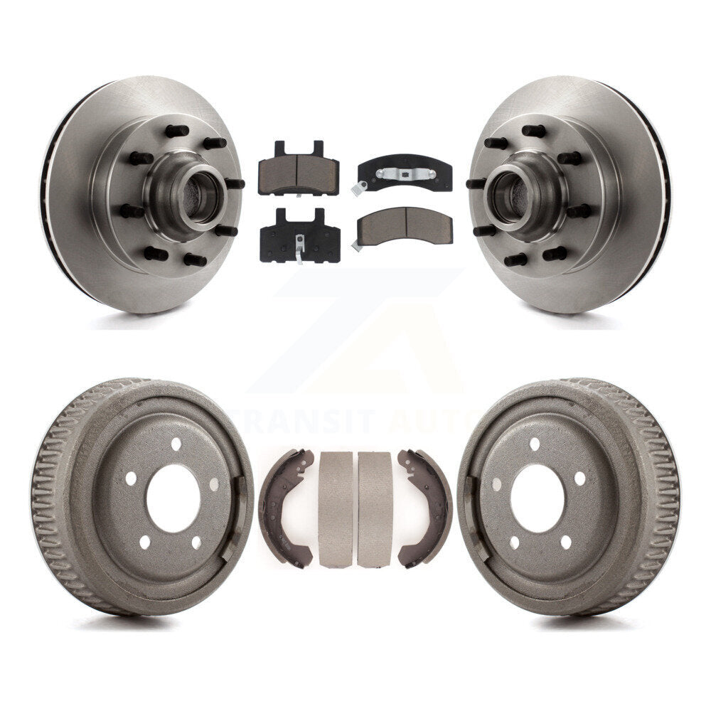 Kit de tambour en céramique pour Rotor de frein avant et arrière, pour GMC Yukon RWD avec moteur DIESEL