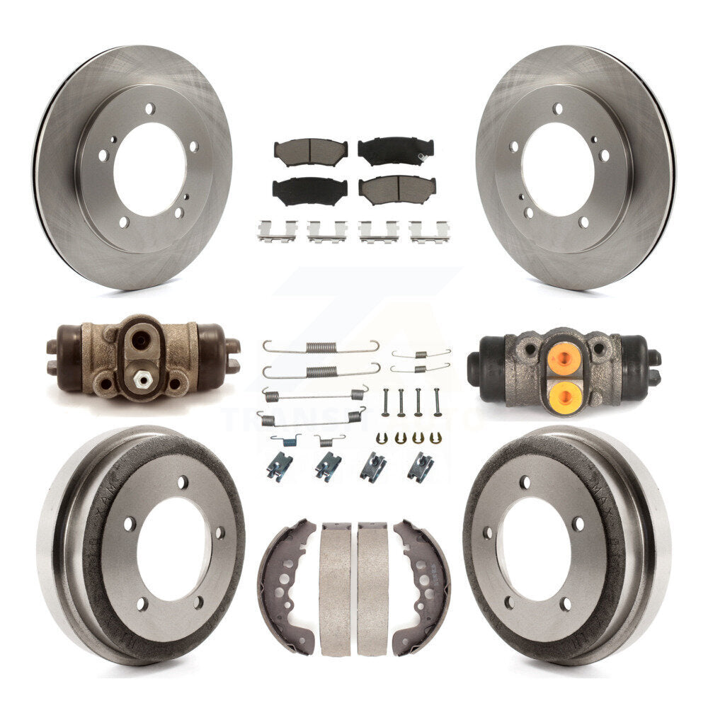 Kit de plaquettes et de tambour en céramique pour Rotor de frein avant et arrière (9 pièces) pour Chevrolet Tracker Suzuk