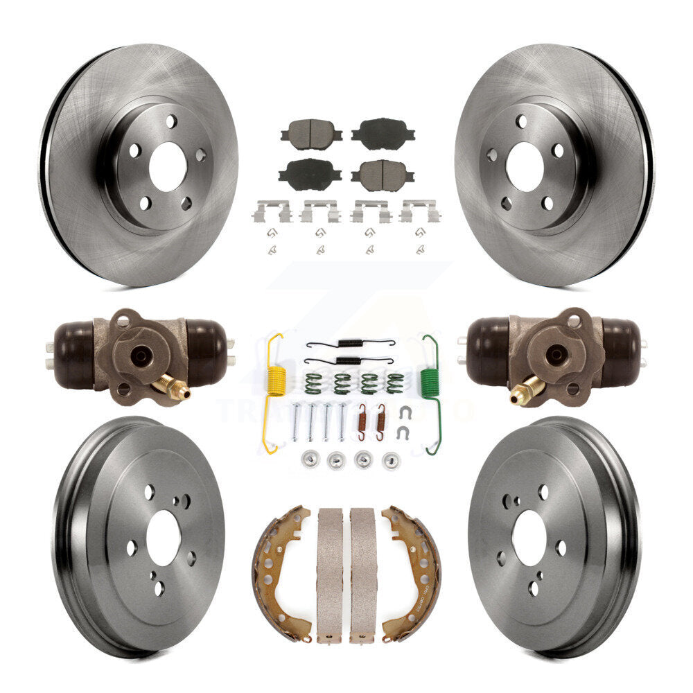 Kit de plaquettes et de tambours en céramique pour rotors de frein avant et arrière (9 pièces) pour Toyota Celic 2003-2005
